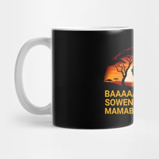 Baaa Sowenyaaa African King Lion Mug